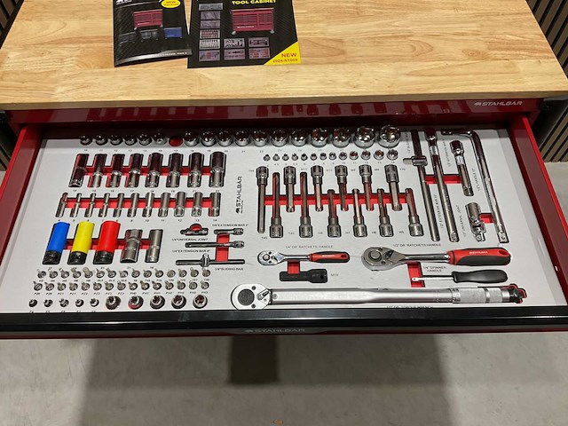 2025 stahlbär deutschland xxxl pro gereedschapswagen gevuld - afbeelding 14 van  14
