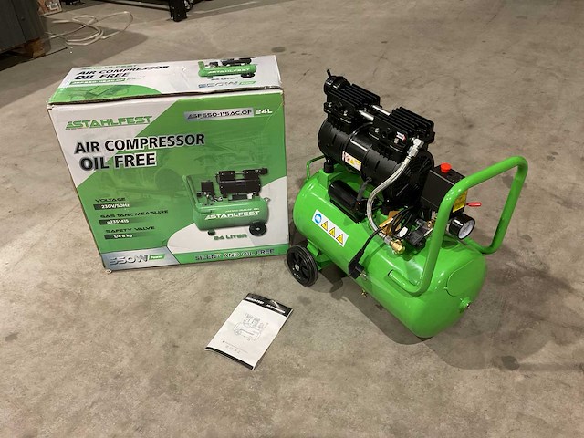 2025 stahlfest 24l olievrije compressor - afbeelding 1 van  14