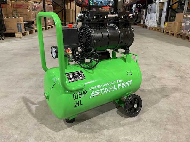 2025 stahlfest 24l olievrije compressor - afbeelding 9 van  14