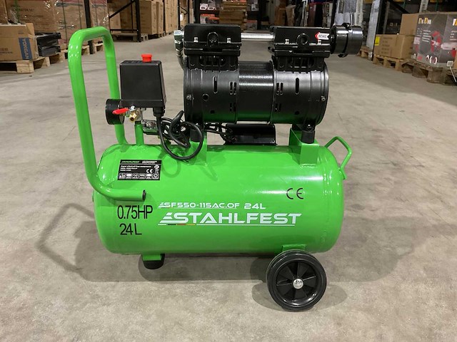 2025 stahlfest 24l olievrije compressor - afbeelding 12 van  14