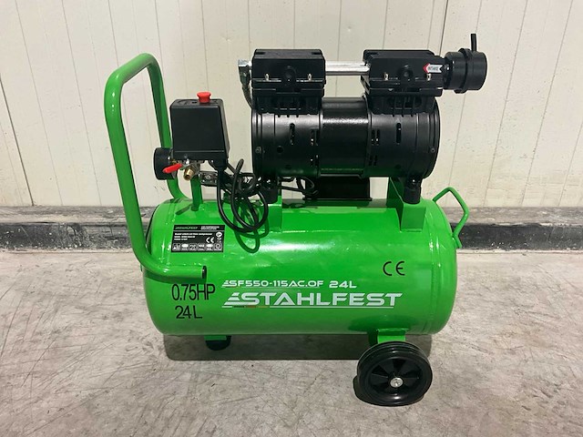 2025 stahlfest 24l olievrije compressor - afbeelding 4 van  10