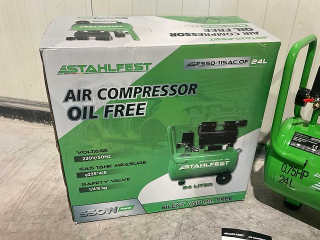 2025 stahlfest 24l olievrije compressor - afbeelding 8 van  10