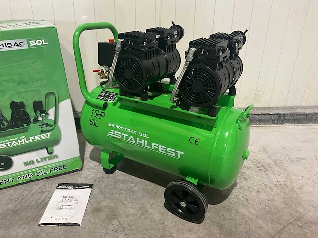 2025 stahlfest 50l olievrije compressor - afbeelding 3 van  10