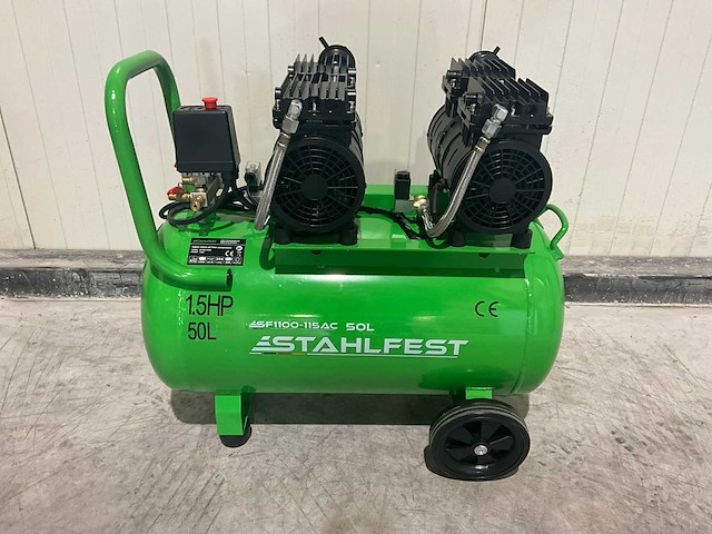 2025 stahlfest 50l olievrije compressor - afbeelding 4 van  10