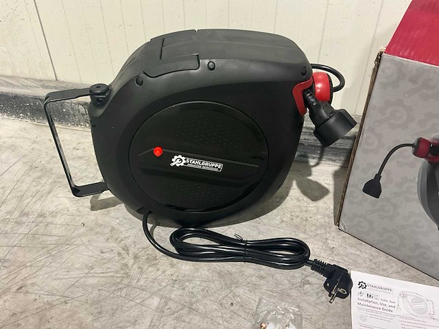 2025 stahlgruppe 20m verlengkabelhaspel - afbeelding 3 van  7