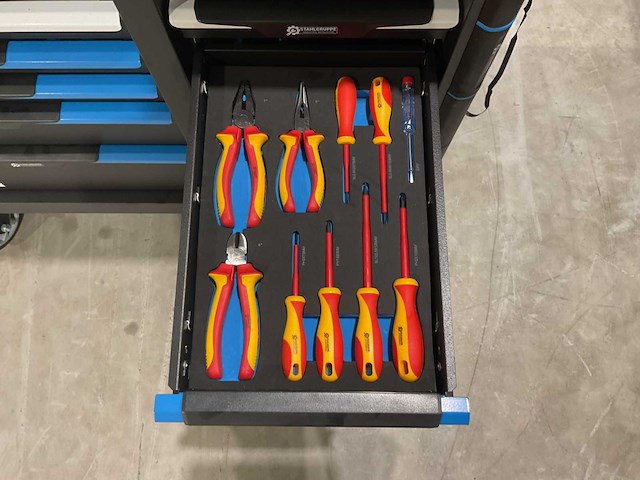 2025 stahlgruppe jumbo bl gereedschap wagen gevuld - afbeelding 13 van  17
