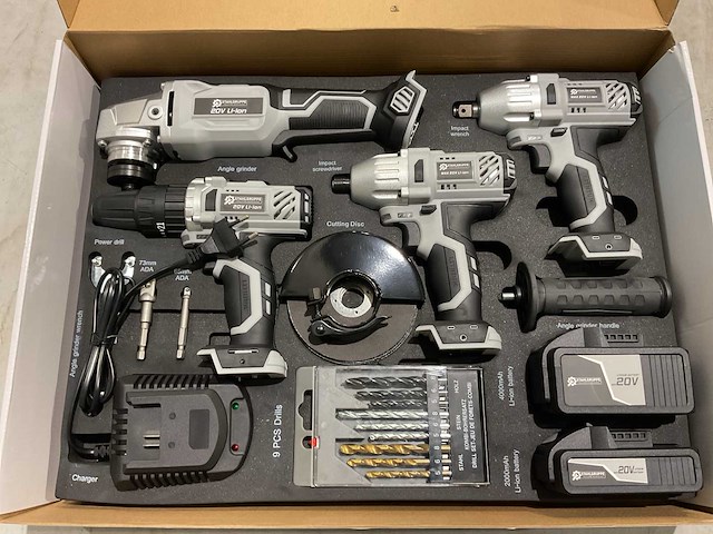 2025 stahlgruppe multifunctioneel power tool set gereedschapsset - afbeelding 1 van  8