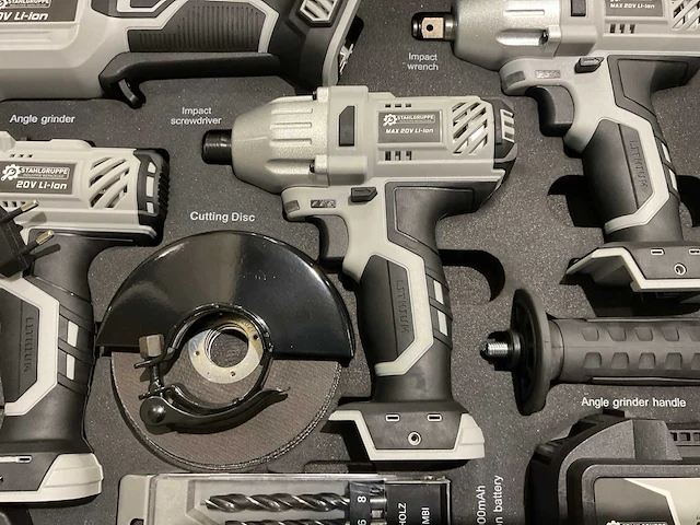 2025 stahlgruppe multifunctioneel power tool set gereedschapsset - afbeelding 6 van  10