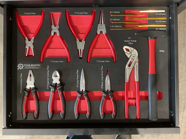 2025 stahlgruppe sg15 pro gereedschapswagen gevuld - afbeelding 8 van  18