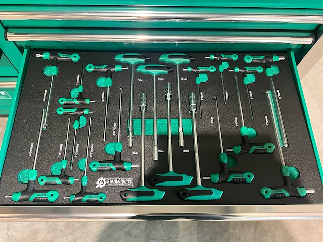 2025 stahlgruppe sg54 gereedschapswagen gevuld - afbeelding 5 van  12