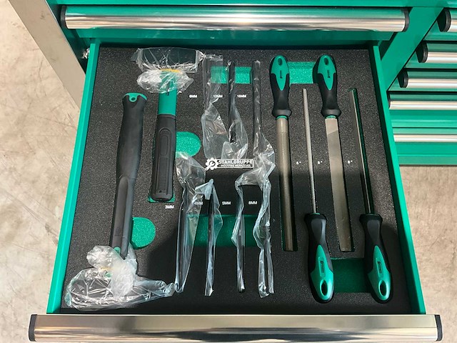 2025 stahlgruppe sg54 gereedschapswagen gevuld - afbeelding 10 van  21