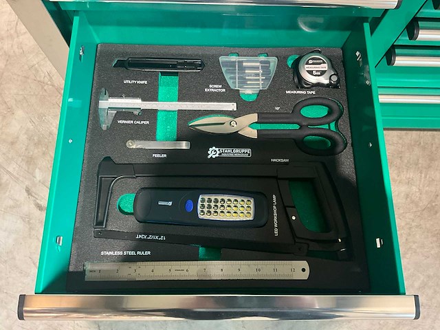 2025 stahlgruppe sg54 gereedschapswagen gevuld - afbeelding 7 van  17