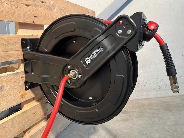 2025 stahlgruppe sgst20m 20 meter slang\lucht haspel - afbeelding 1 van  14