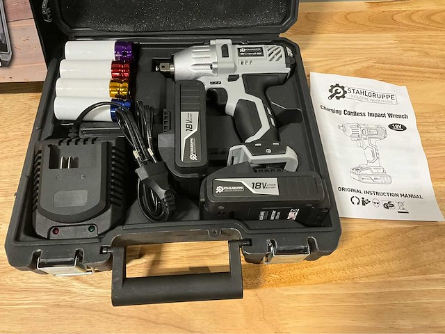 2025 stahlgruppe slagmoersleutel accu gereedschap - afbeelding 4 van  7