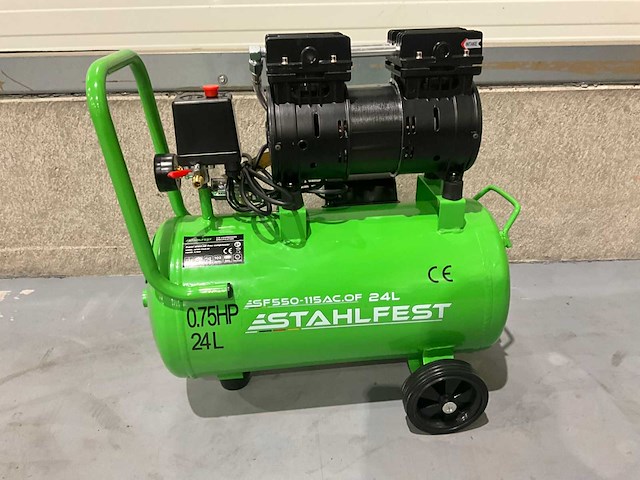 2025 stahlwerk sf550-115 24 liter luchtcompressor - afbeelding 2 van  9