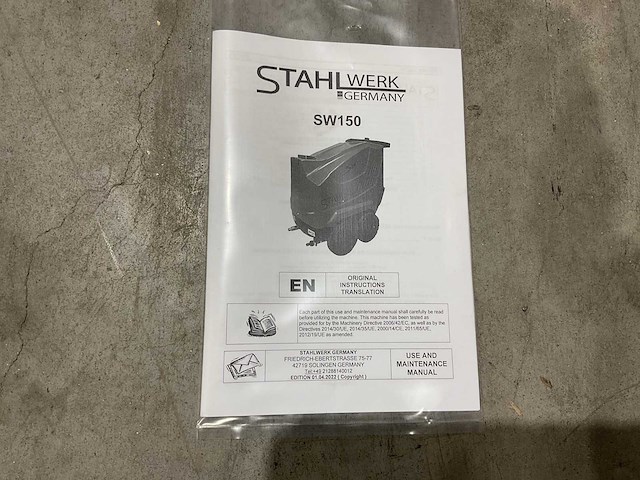 2025 stahlwerk sw-150 hogedrukreiniger - afbeelding 11 van  19