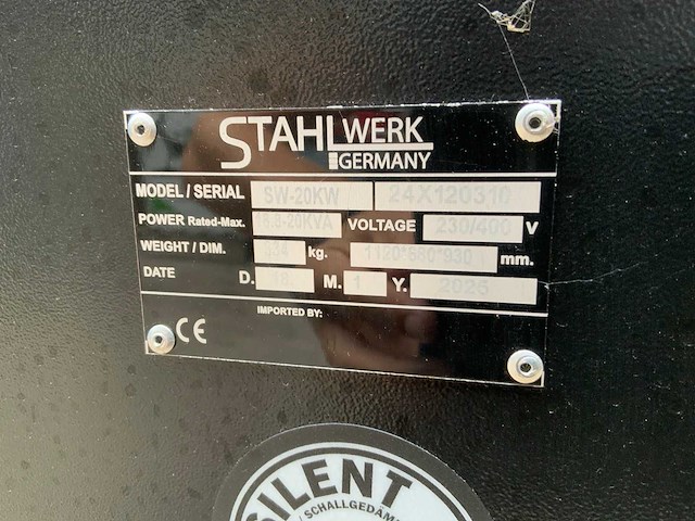 2025 stahlwerk sw-20kw stroomgenerator - afbeelding 7 van  7