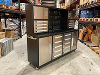 2025 stahlworks 7-18-01c rvs / zilver handvat gereedschapkast verrijdbaar - afbeelding 3 van  19