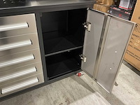 2025 stahlworks 7-18-01c rvs / zilver handvat gereedschapkast verrijdbaar - afbeelding 2 van  19