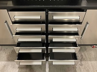 2025 stahlworks 7-18-01c rvs / zilver handvat gereedschapkast verrijdbaar - afbeelding 9 van  19