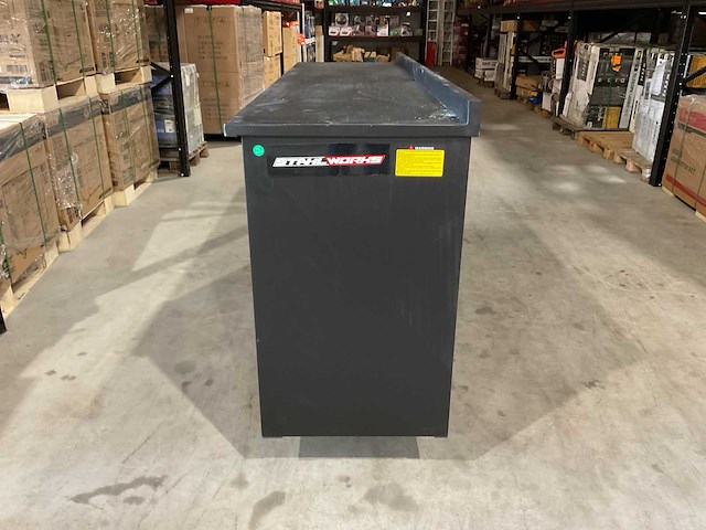 2025 stahlworks 7ft-10d 01b zwart/blauw gereedschapkast - afbeelding 13 van  13