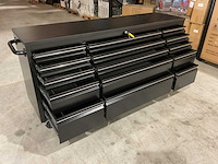 2025 stahlworks deluxe black 72 inch 15 laden werkbank - afbeelding 2 van  15