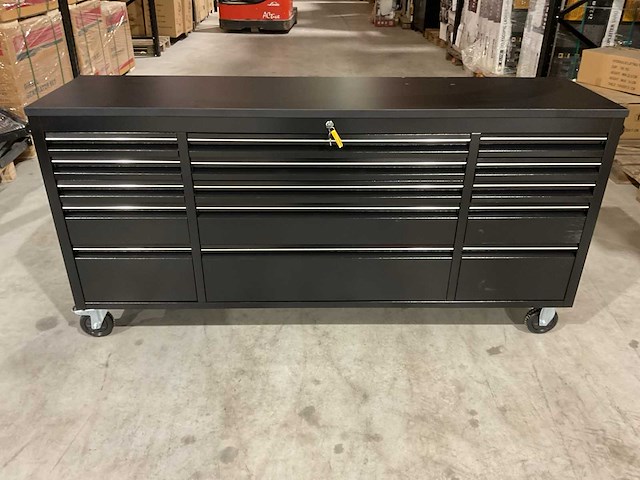 2025 stahlworks deluxe black 72 inch 15 laden werkbank - afbeelding 7 van  7