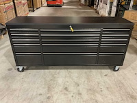 2025 stahlworks deluxe black 72 inch 15 laden werkbank - afbeelding 8 van  12