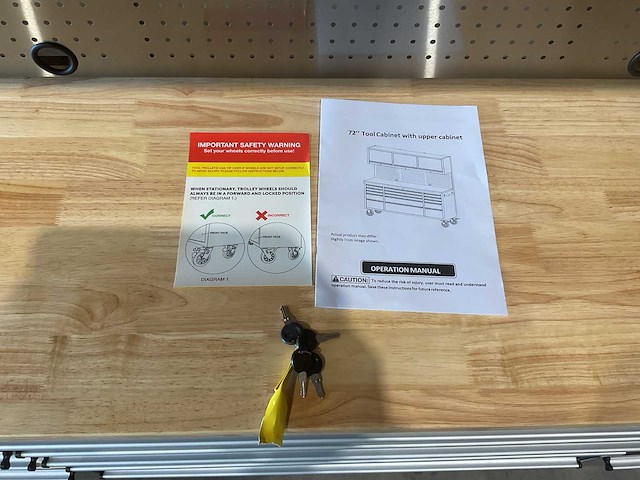 2025 stahlworks deluxe rvs 72 inch high 15 laden werkbank - afbeelding 8 van  19