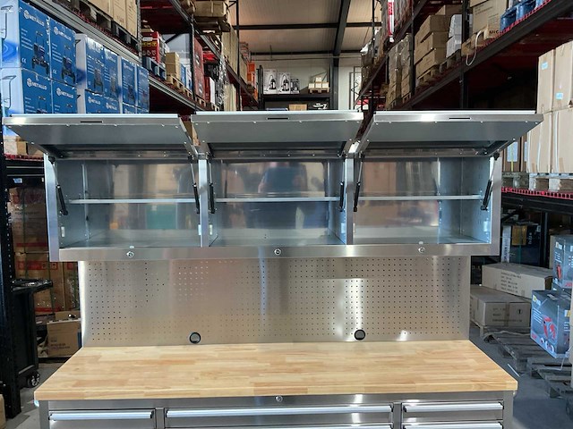 2025 stahlworks deluxe rvs 72 inch high 15 laden werkbank - afbeelding 6 van  6