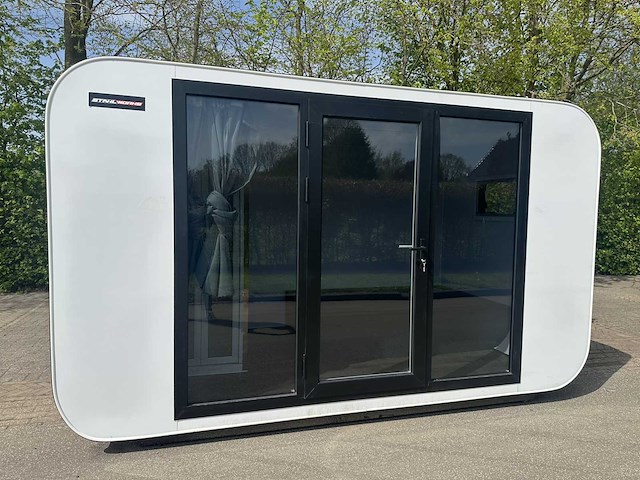 2025 stahlworks eco 4000 a wit tiny house / atelier / kantoor - afbeelding 11 van  18