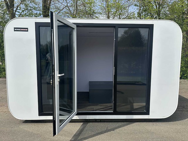 2025 stahlworks eco 4000 a wit tiny house / atelier / kantoor - afbeelding 1 van  22