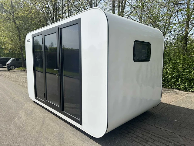 2025 stahlworks eco 4000 a wit tiny house / atelier / kantoor - afbeelding 21 van  22