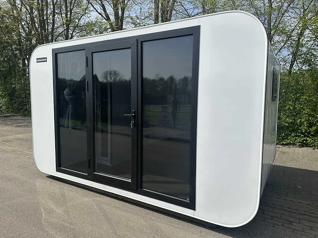2025 stahlworks eco 4000 a wit tiny house / atelier / kantoor - afbeelding 20 van  22