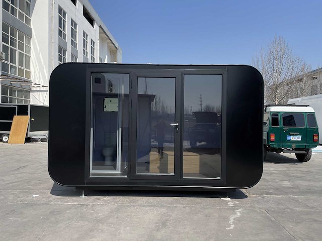 2025 stahlworks eco 4000 a zwart tiny house / atelier / kantoor - afbeelding 1 van  19