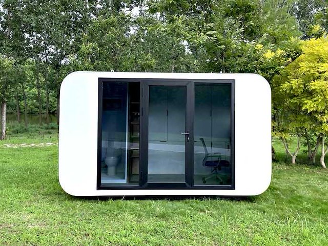 2025 stahlworks eco 4000 b wit tiny house / atelier / kantoor - afbeelding 1 van  23