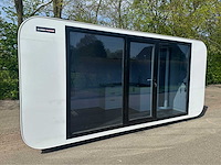 2025 stahlworks eco 5000 a wit tiny house / atelier / kantoor met badkamer rechts en hoekkeuken - afbeelding 12 van  25