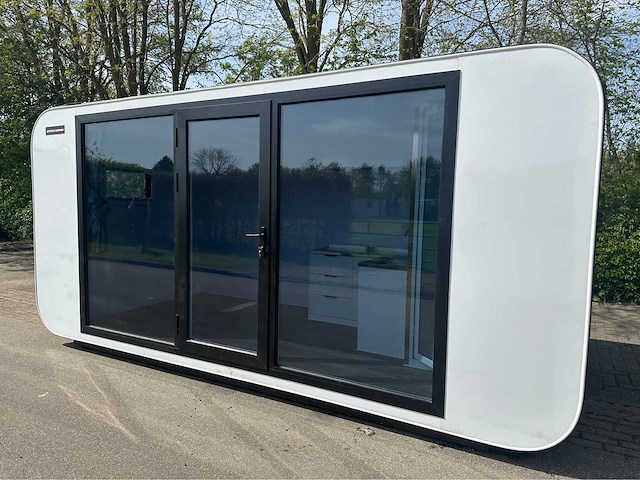2025 stahlworks eco 5000 a wit tiny house / atelier / kantoor - afbeelding 1 van  25