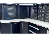 2025 stahlworks tc-204 155x55x203 / 280x55x203 cm werkbank - afbeelding 1 van  9