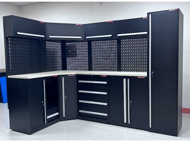 2025 stahlworks tc-204 155x55x203 / 280x55x203 cm werkbank - afbeelding 1 van  9