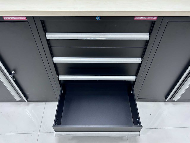 2025 stahlworks tc-261 405x55x203 cm werkbank - afbeelding 3 van  4