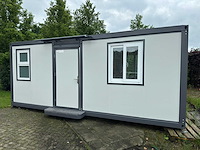 2025 stahlworks type d wit inclusief badkamer en keuken mobiele woonunit / tiny house