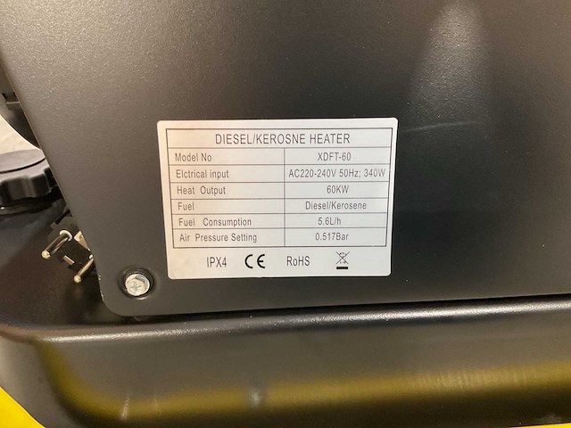 2025 stahlworks xdft-60 heater - afbeelding 5 van  18