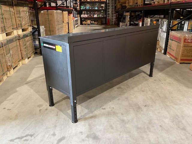 2025 stahlworks zwart / zilver blad gereedschapkast - afbeelding 8 van  13