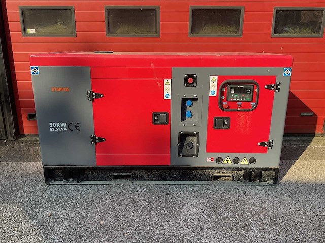 2025 starvox kc-50gf 62,5 kva noodstroomaggregaat - afbeelding 1 van  25