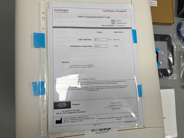 2025 thermofisher ibright 1500 invitrogen beeldvormingssysteem - afbeelding 7 van  8