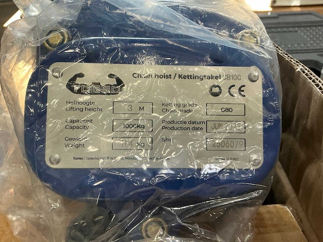 2025 torso cb10c kettingtakel - afbeelding 3 van  4