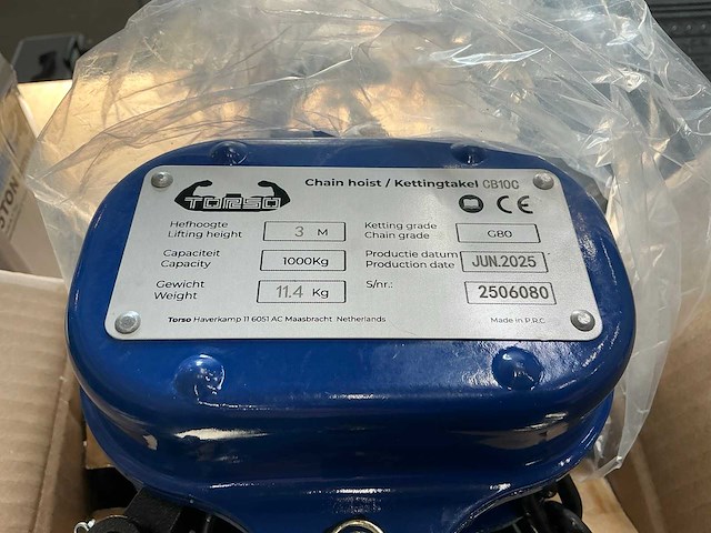 2025 torso cb10c kettingtakel - afbeelding 3 van  4