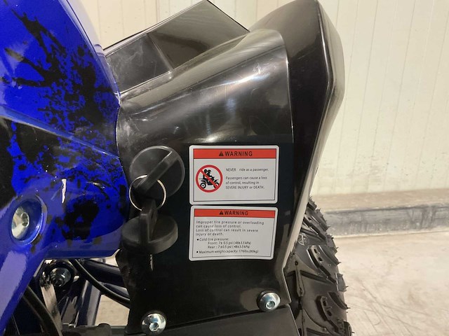 2025 ultra motocross atx 1000 elektrische quad blauw - afbeelding 4 van  14