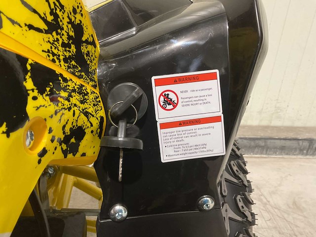 2025 ultra motocross atx 1000 elektrische quad geel - afbeelding 4 van  14